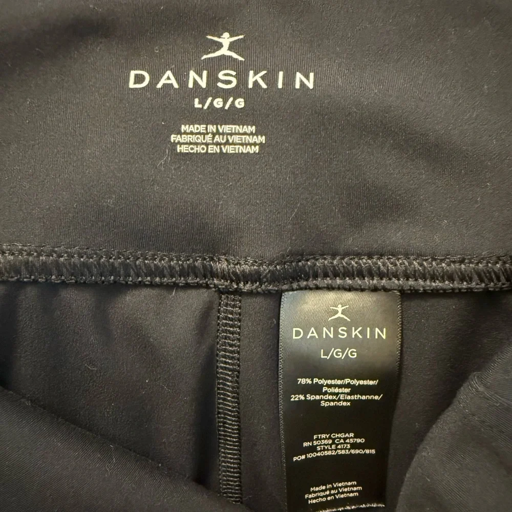 Danskin Black High-Waisted Leggings